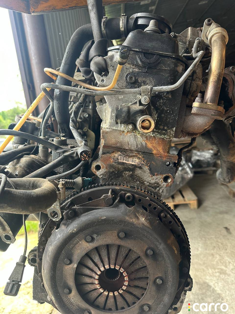 Двигатель Audi 80 1992г. - фото №2