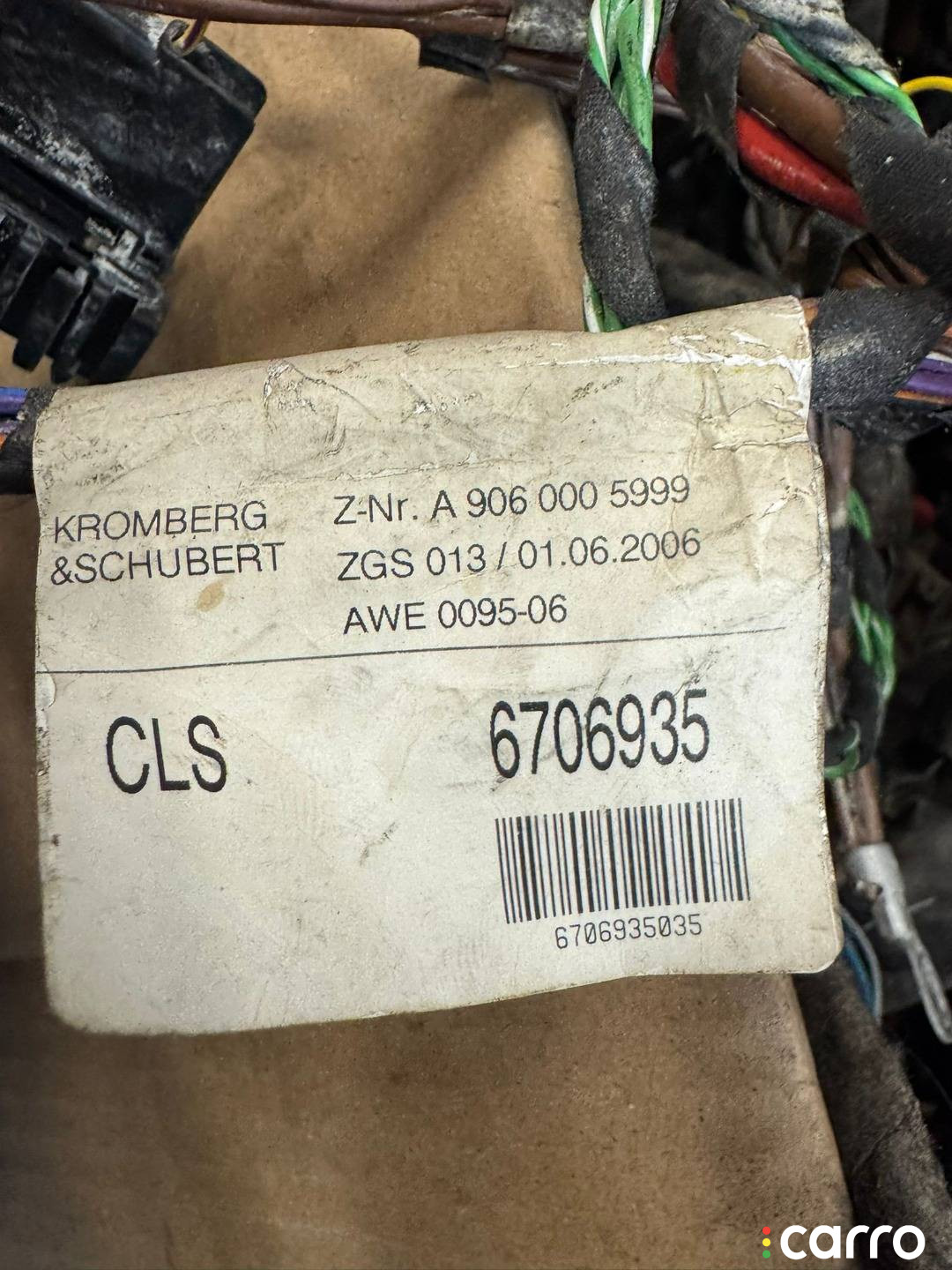 проводка салона Mercedes-Benz Sprinter W906 2007г. - фото №8