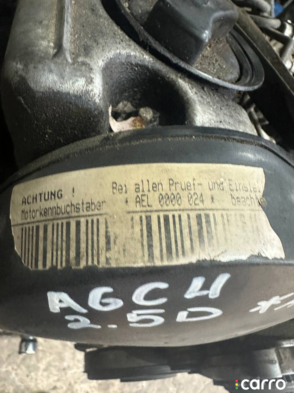 AEL Двигатель Audi A6 C4 1996г. - фото №5