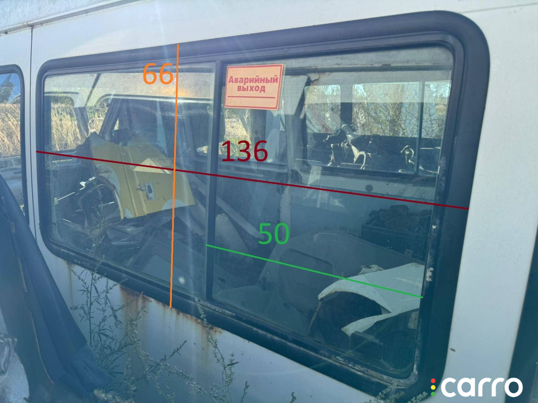 стекло кузовное заднее Volkswagen LT 2 2000г. - фото №1