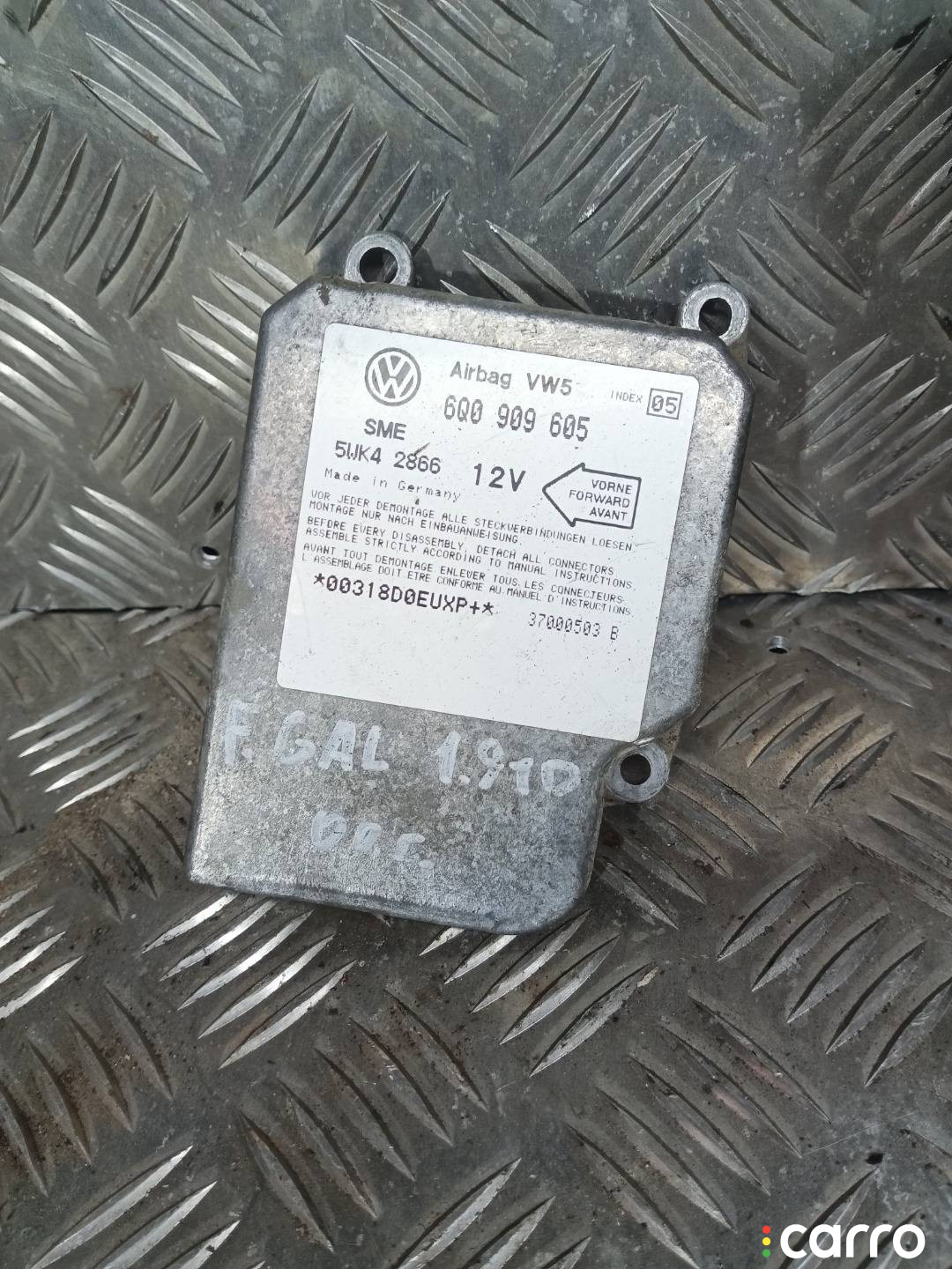 Блок AirBag Ford Galaxy 2000г. - фото №1