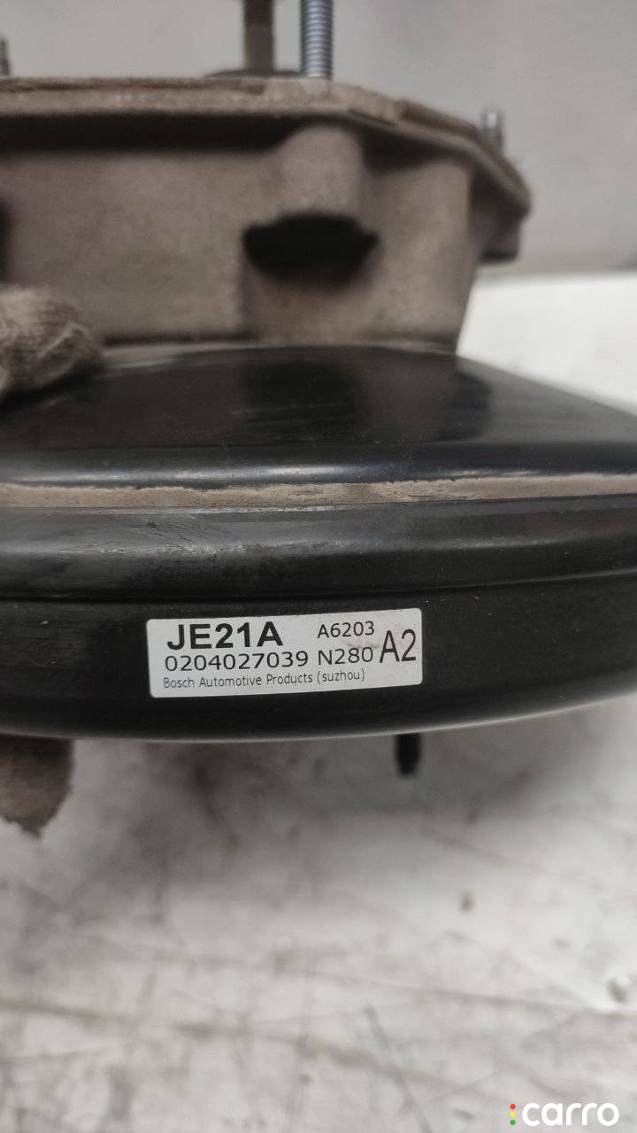 0204027039 вакуумный усилитель тормозов Nissan Qashqai J10 2010г. - фото №3