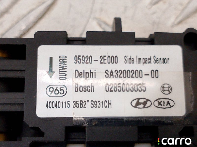 959202E000 Датчик подушки безопасности Hyundai Tucson 2005г. - фото №2