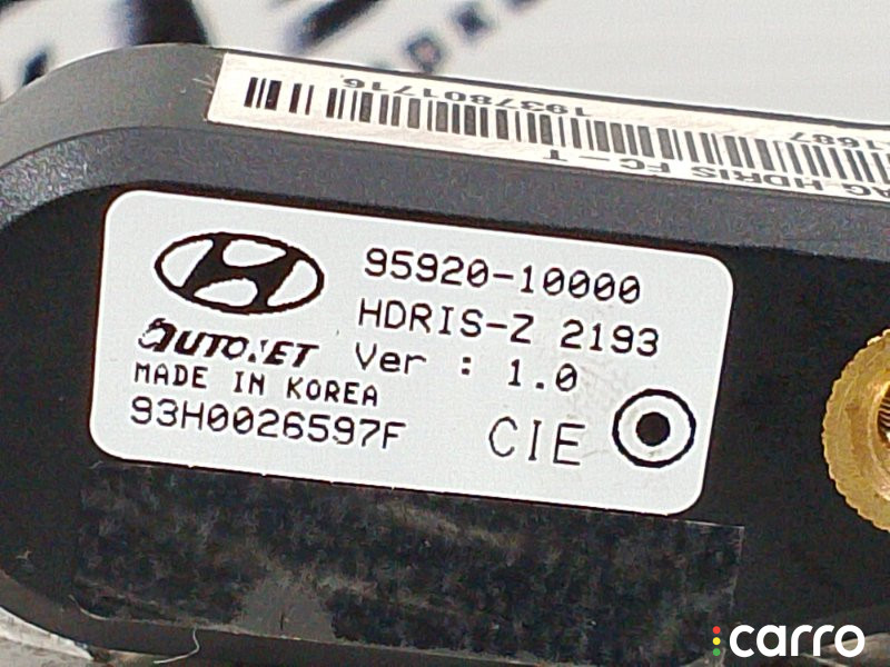 9592010000 Датчик подушки безопасности Hyundai Matrix 2008г. - фото №6