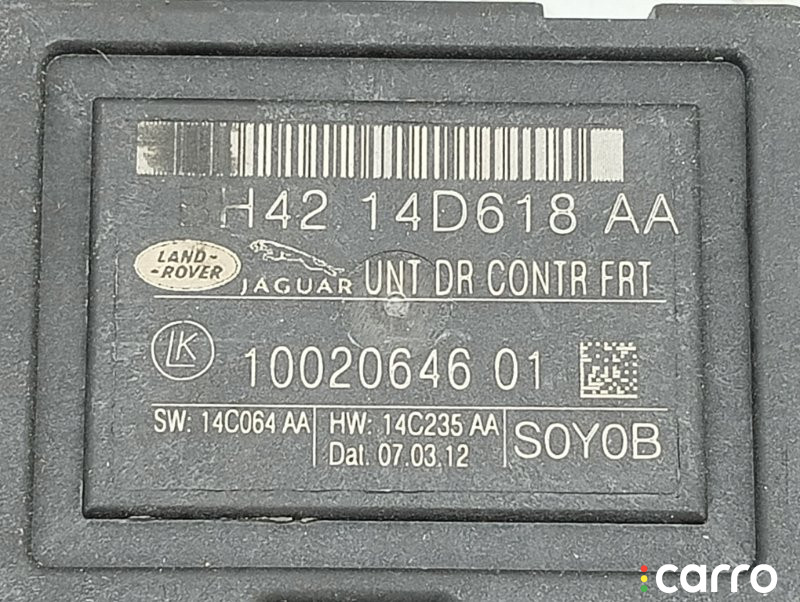 BH42-14D618-AA, AH2214D618AD, LR020131, LR023341, C2D10882 Блок комфорта двери Land Rover Range Rover Sport 2012г. - фото №4