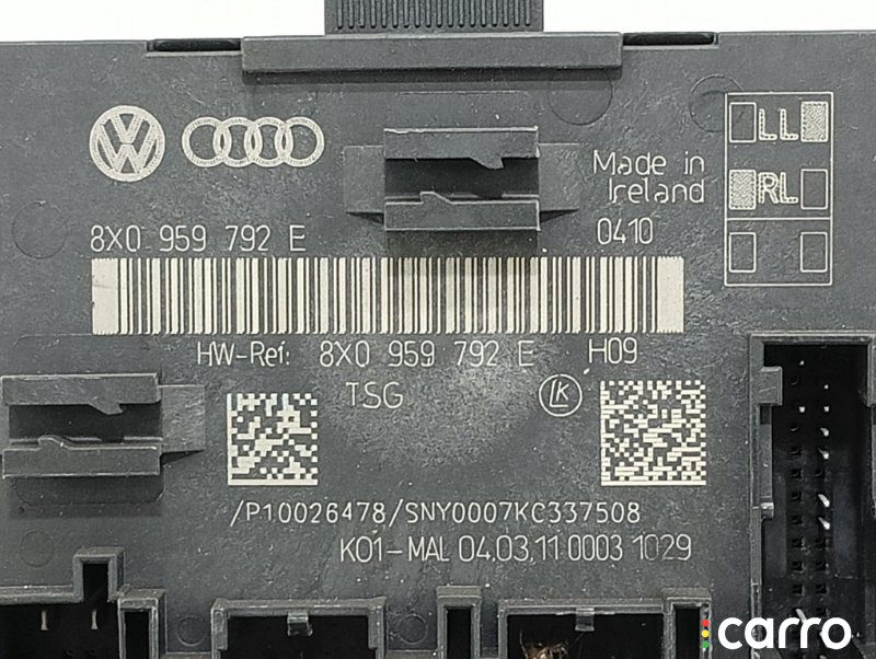 8X0959792E Блок комфорта двери Skoda Superb 2011г. - фото №3