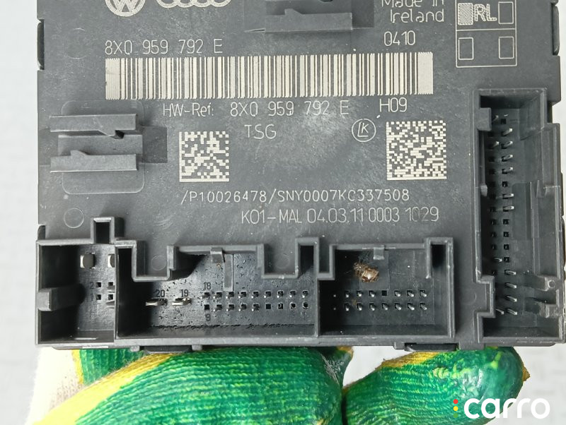 8X0959792E Блок комфорта двери Skoda Superb 2011г. - фото №5