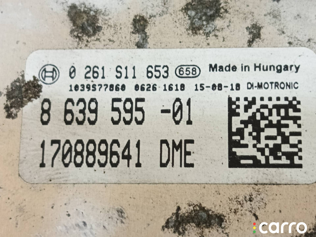 8610635, 12148626172, 8626172, 0261S11653, 12148610635, 12148617551, 12148624820, 12148631725, 12148639595, 12148664661, 8617551, 8624820, 8631725, 8639595, 8664661 блок управления двигателем BMW 4 F32/F33 2015г. - фото №4