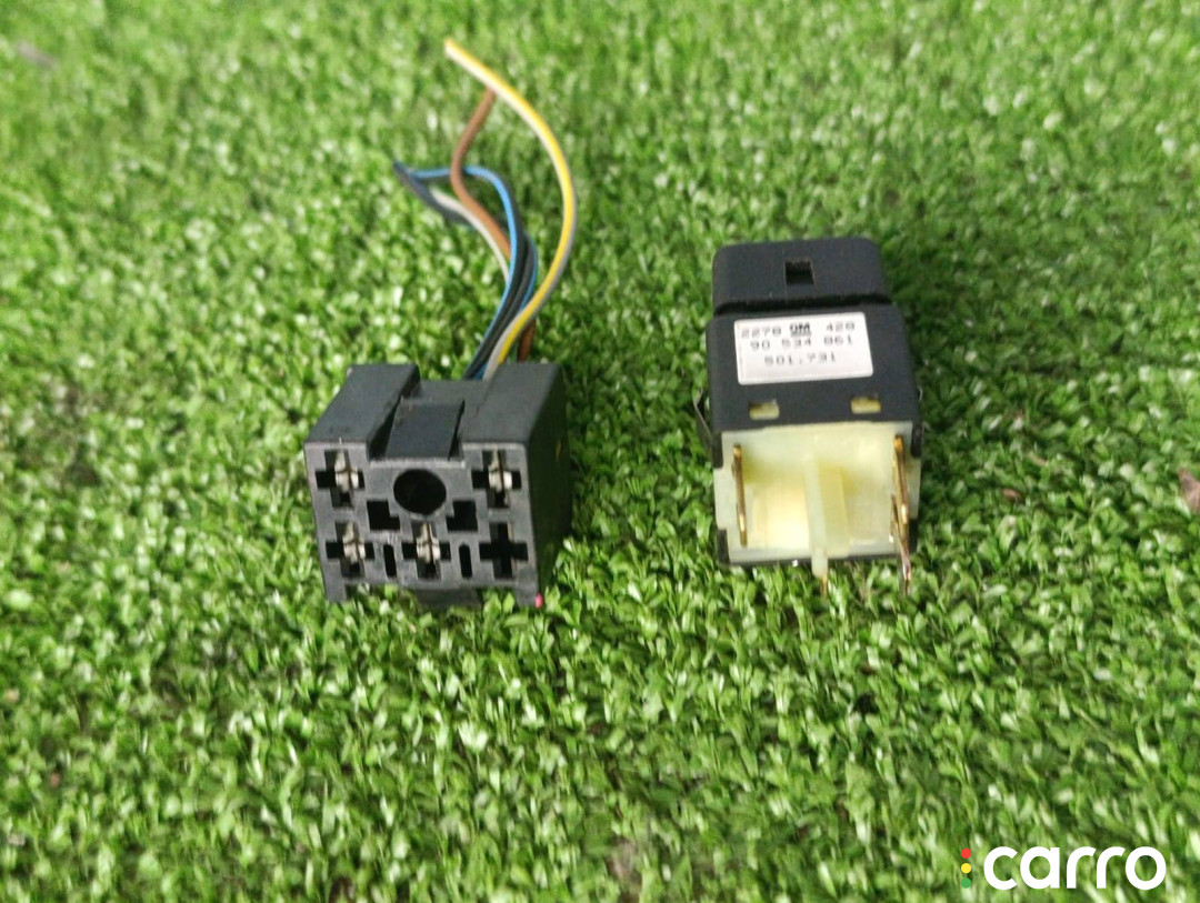 90534861 Кнопка противотуманных фар Opel Corsa B 1998г. - фото №4
