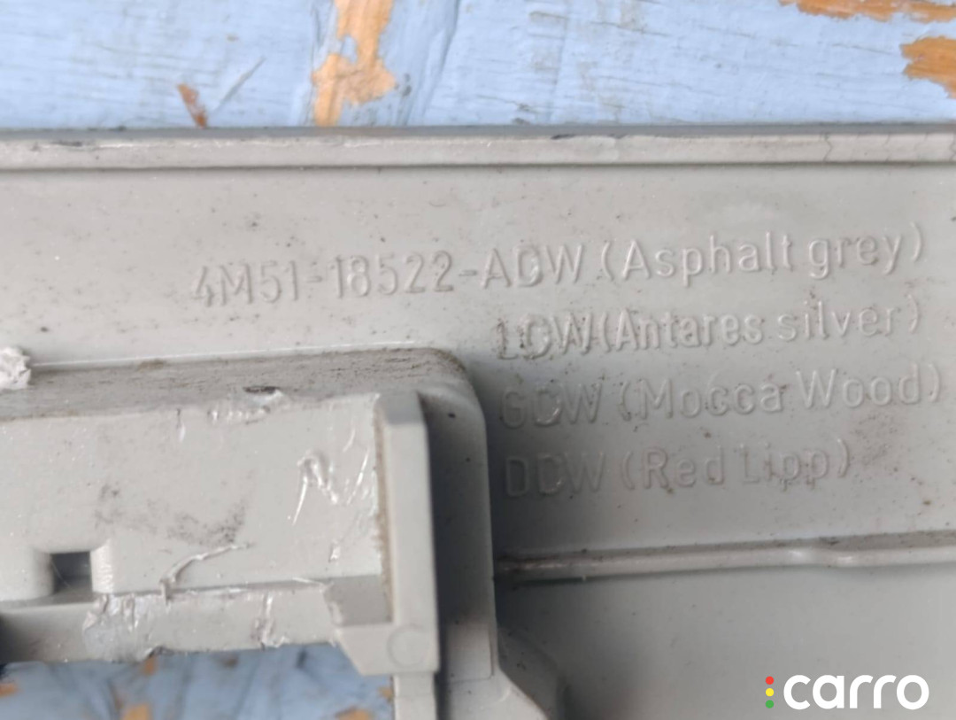 4M5118522ADW декоративная накладка центральной консоли Ford Focus 2 2007г. - фото №12