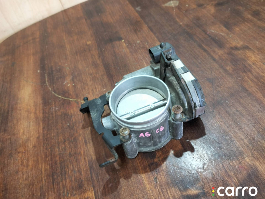 078133062C, 0280750003 заслонка дроссельная Audi A6 4F/C6 2005г. - фото №1