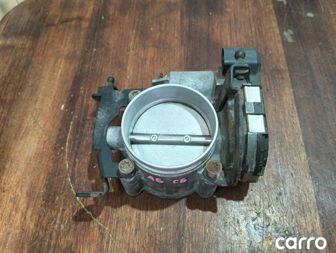 078133062C, 0280750003 заслонка дроссельная Audi A6 4F/C6 2005г. - фото №2