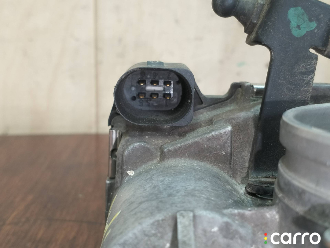 078133062C, 0280750003 заслонка дроссельная Audi A6 4F/C6 2005г. - фото №6