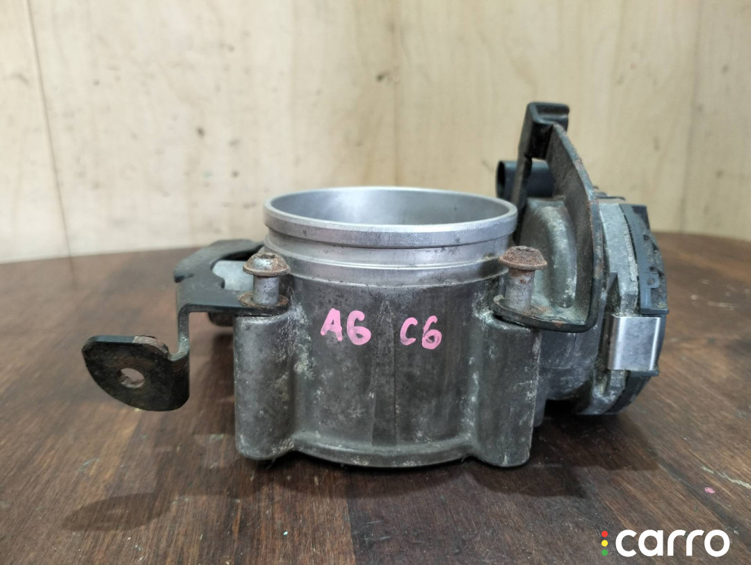 078133062C, 0280750003 заслонка дроссельная Audi A6 4F/C6 2005г. - фото №7