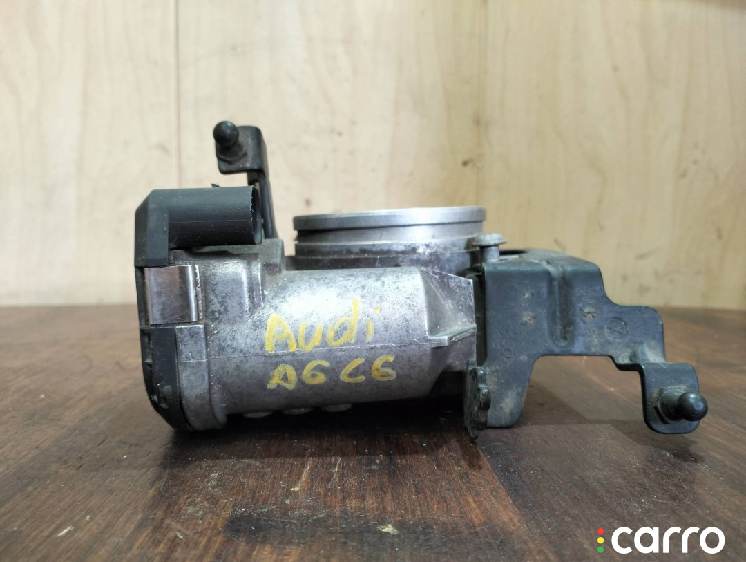 078133062C, 0280750003 заслонка дроссельная Audi A6 4F/C6 2005г. - фото №9