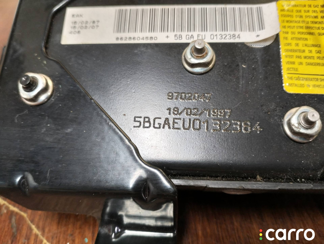 9628604580 Подушка безопасности пассажира Peugeot 406 1998г. - фото №8