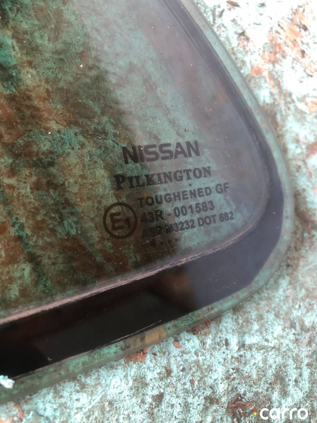 стекло кузовное заднее левое Nissan Almera N16 - фото №2