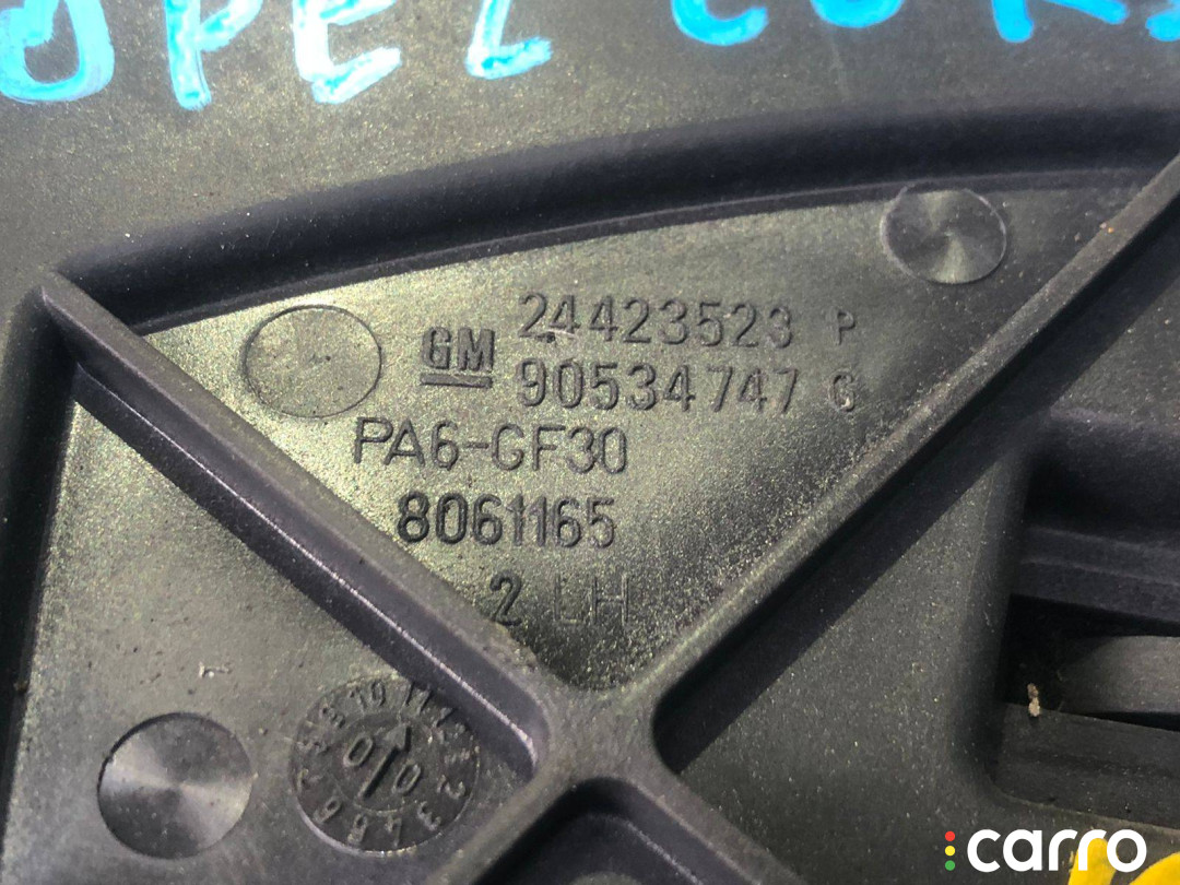 24423523, 90534747 ручка внутренняя двери передней левой Opel Corsa C 2003г. - фото №7