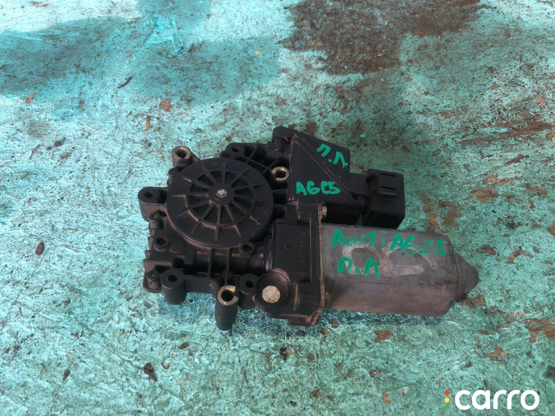 0536001402, 119024114 моторчик стеклоподъемника передний левый Audi A6 4B/C5 1998г. - фото №1
