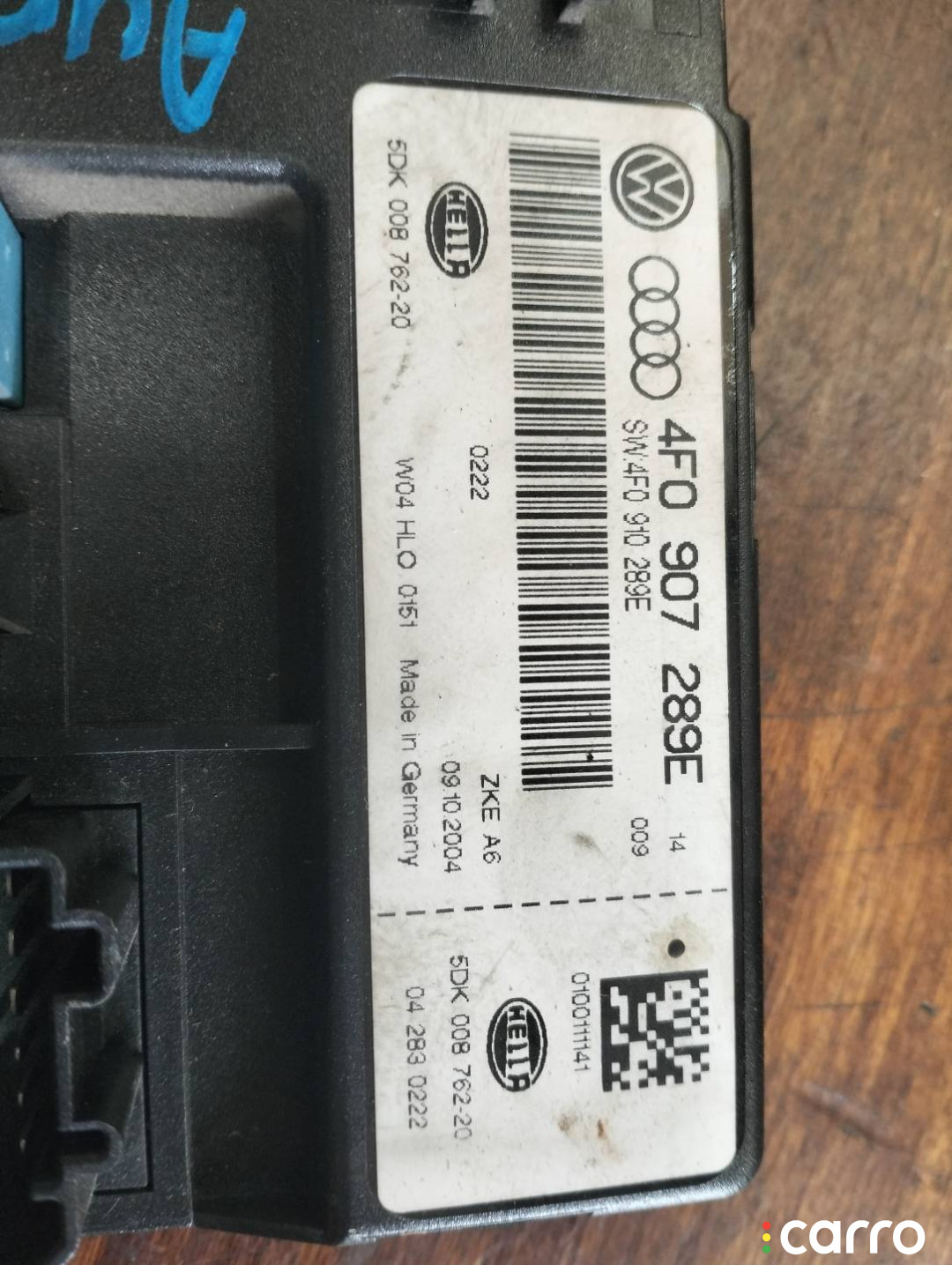 4F0907289E Блок комфорта Audi A6 4F/C6 2005г. - фото №3