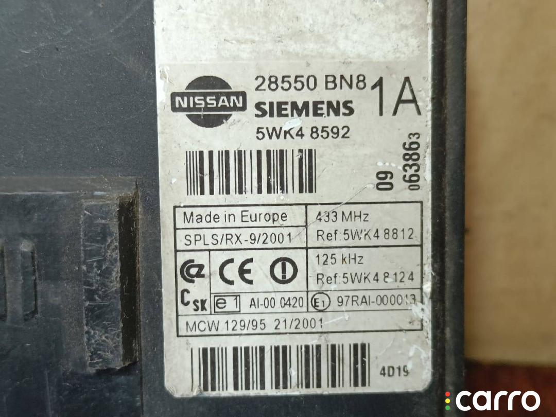 28550BN8 Блок комфорта Nissan Almera N16 - фото №6