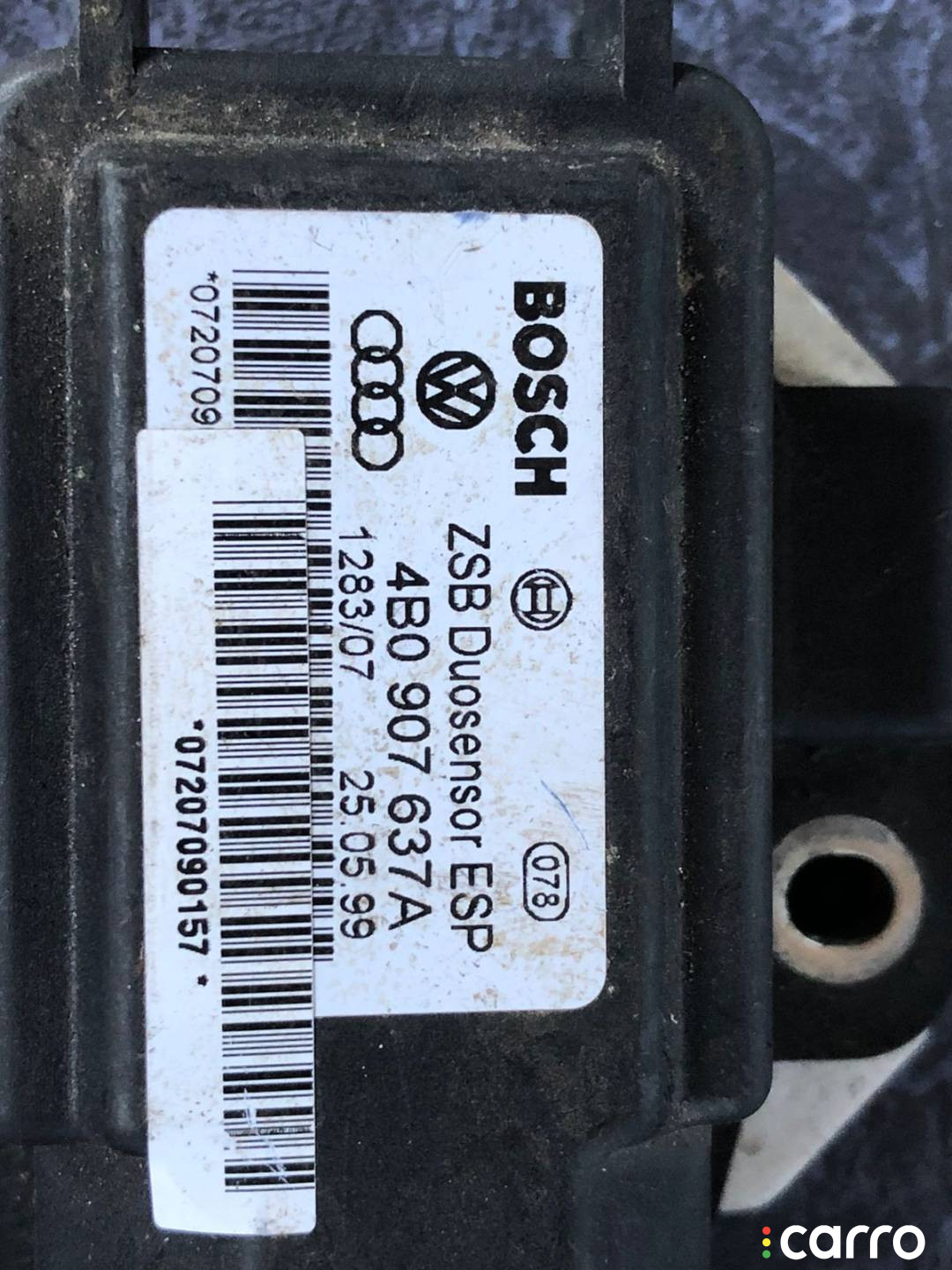 4B0907637A Датчик ускорения Audi A6 4B/C5 1998г. - фото №8