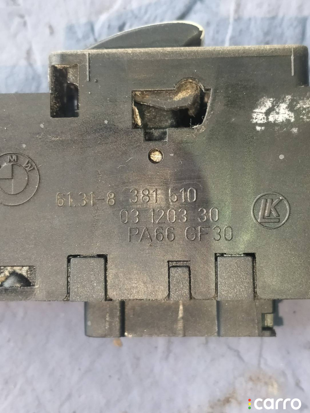 61318381510 кнопка стеклоподъемника передней правой BMW 3 E46 - фото №5