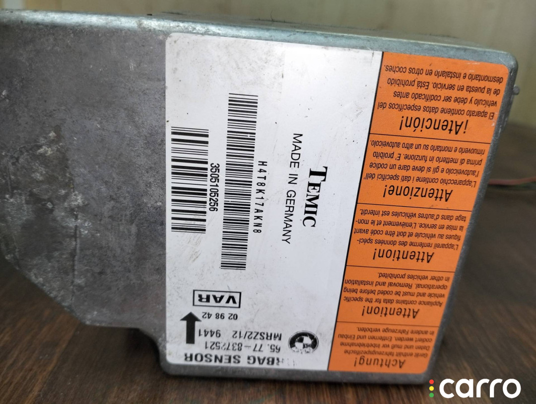 65778372521 Блок AirBag BMW 3 E46 - фото №4