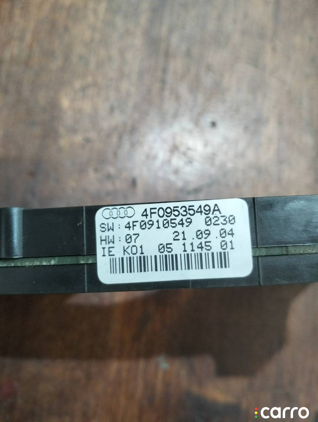 4F0953549A переключатель подрулевой (стрекоза) Audi A6 4F/C6 2005г. - фото №10