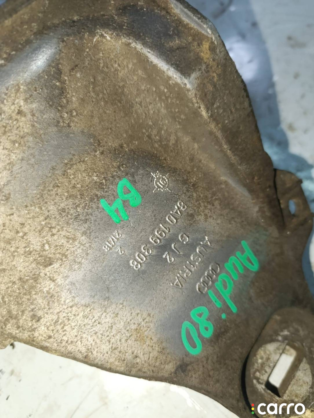 8A0199308 кронштейн двигателя Audi 80 B4 - фото №7