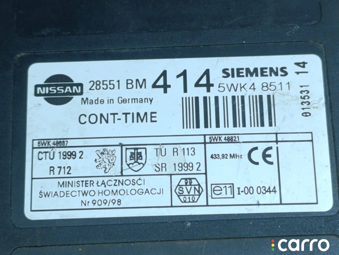 5WK48511 Блок комфорта Nissan Almera N16 - фото №7