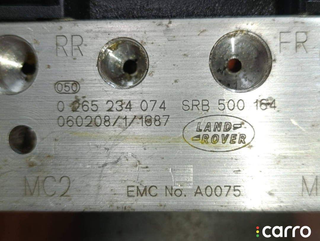 0265234074, 0265950337, SRB500164 Блок ABS Land Rover Discovery 3 2006г. - фото №4