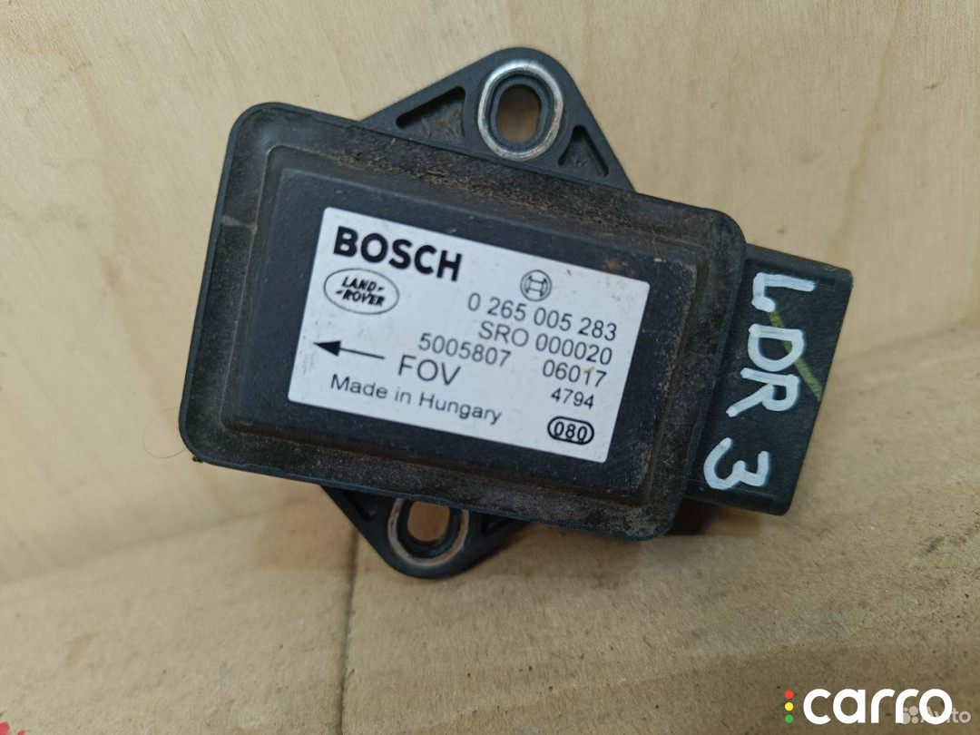 0265005283, SRO000020 Датчик ускорения Land Rover Discovery 3 2006г. - фото №2