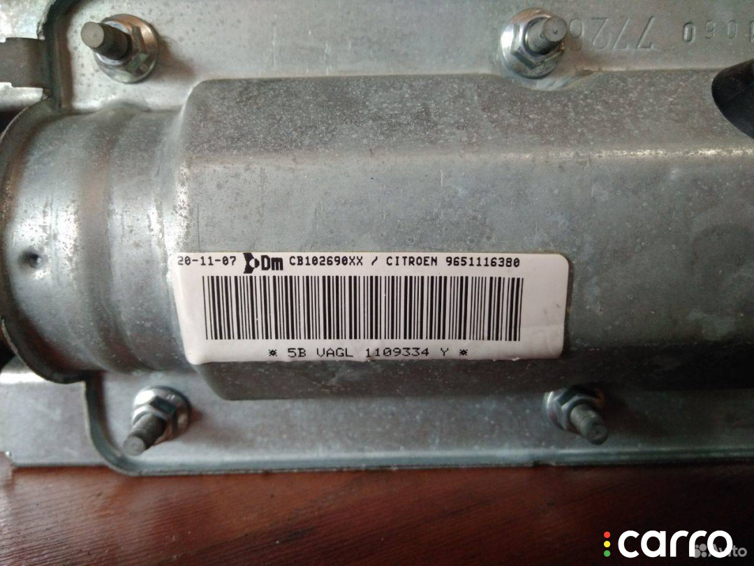 Подушка безопасности пассажира Citroen C5 2005г. - фото №3