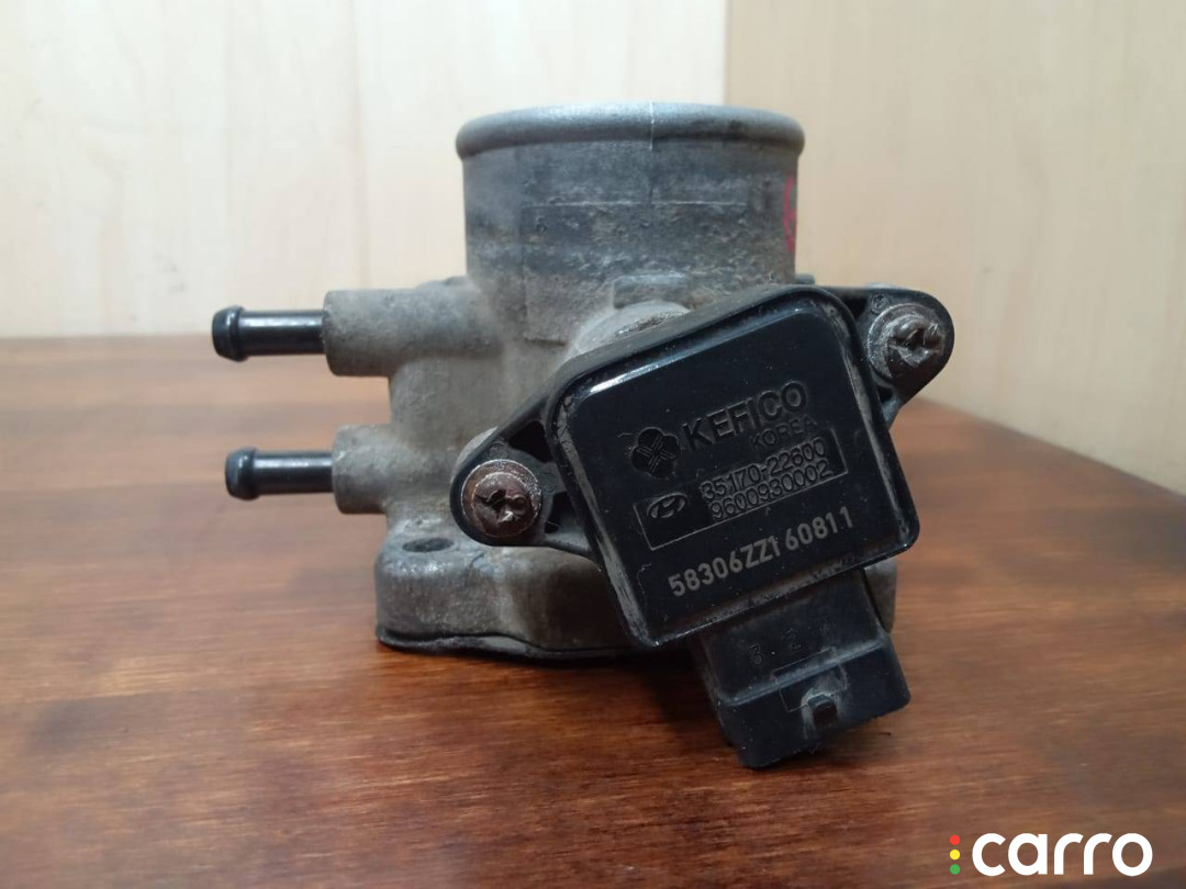 35170-22600, 9600930002 заслонка дроссельная Hyundai Getz 2005г. - фото №6