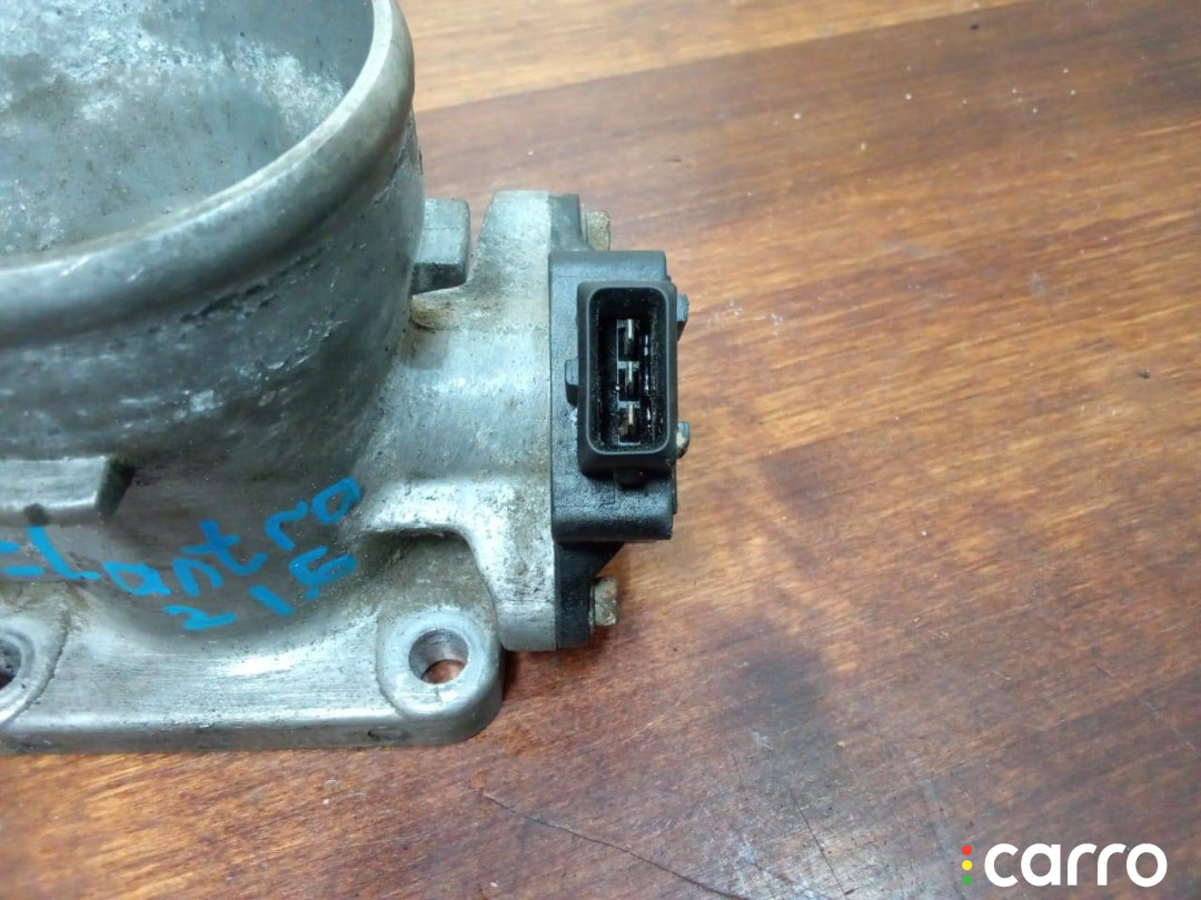 9600930001, 35PO22010 заслонка дроссельная Hyundai Lantra J2 1998г. - фото №4