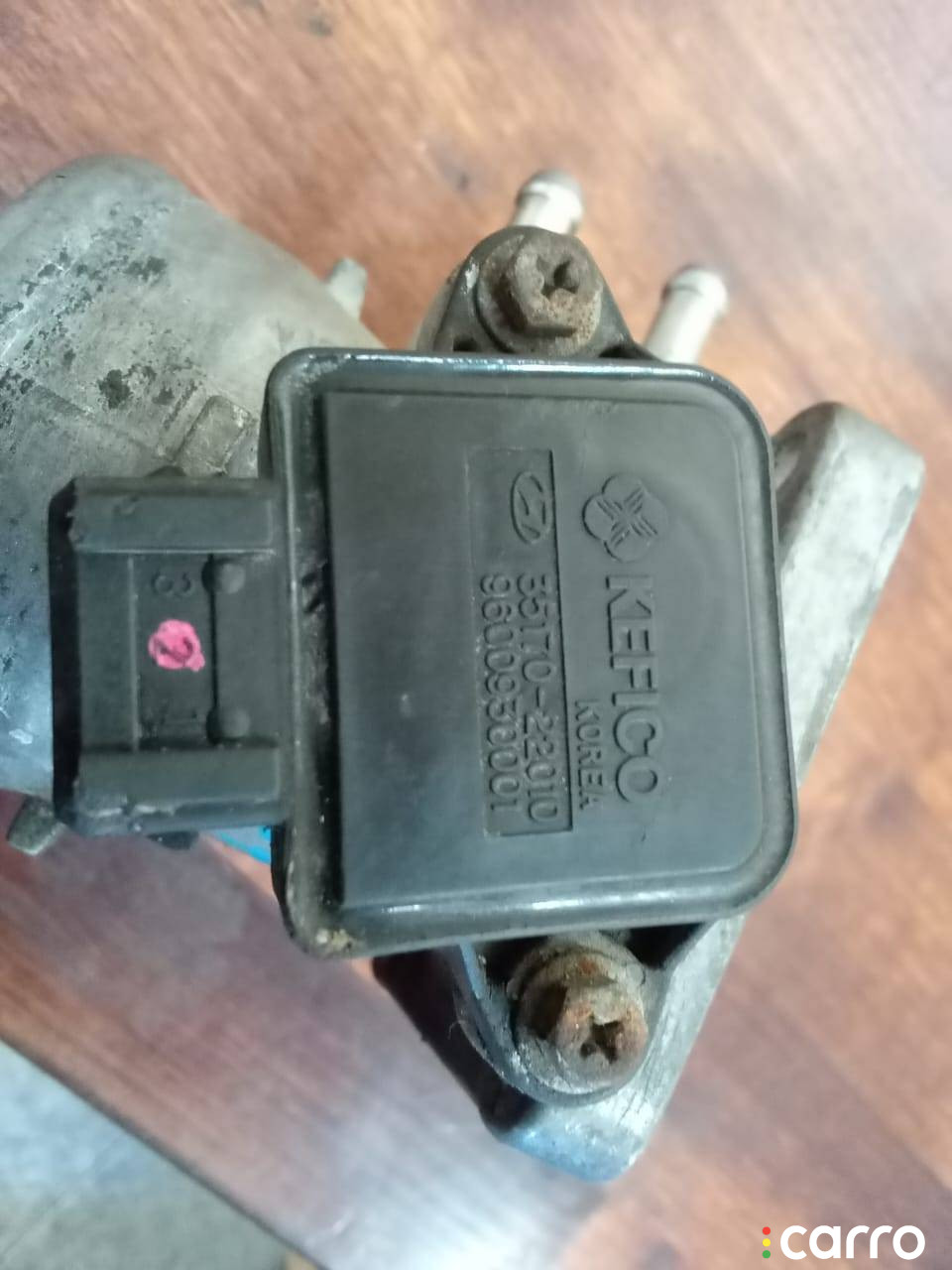 9600930001, 35PO22010 заслонка дроссельная Hyundai Lantra J2 1998г. - фото №5