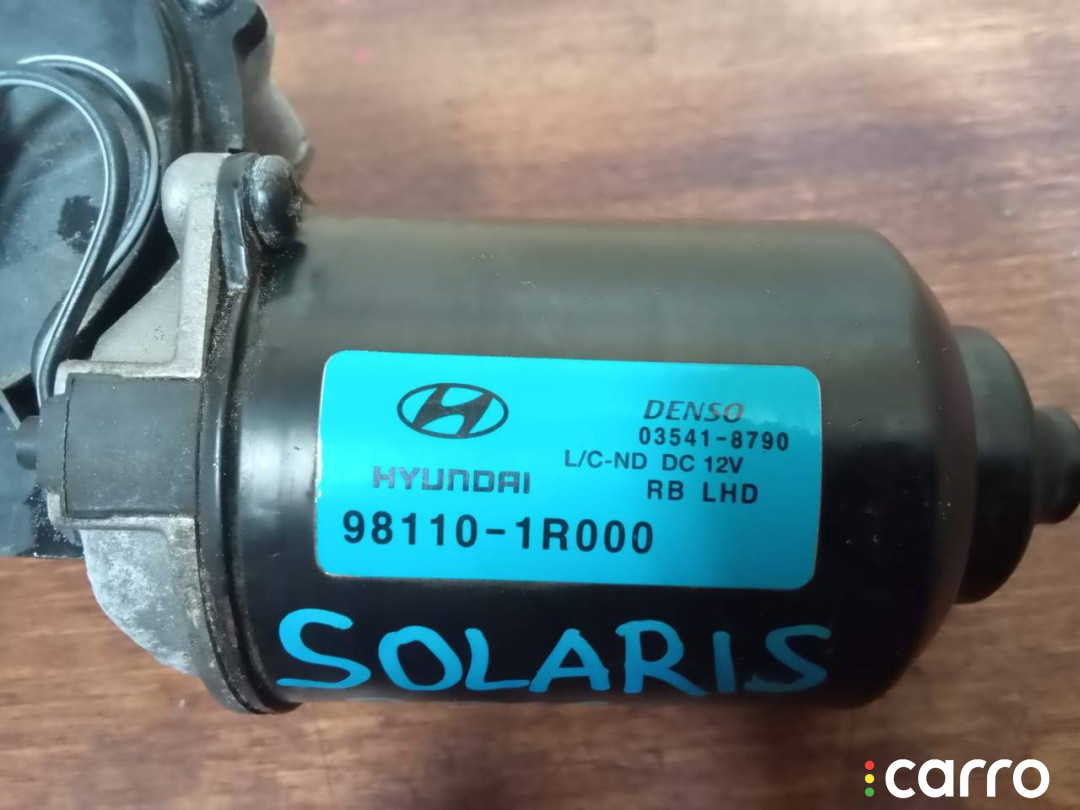 98110-1R000, 03541-8790 Моторчик передних стеклоочистителей (дворников) Hyundai Solaris 2016г. - фото №3