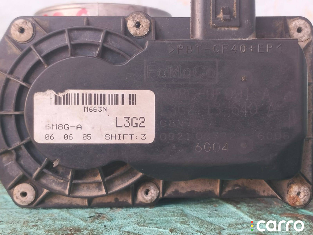 6M8G-9F991-A заслонка дроссельная Mazda 6 GG 2006г. - фото №4
