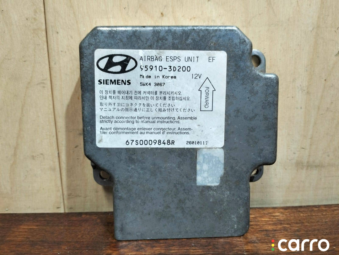 95910-3D200, 67S0009848R Блок AirBag Hyundai Sonata EF - фото №1