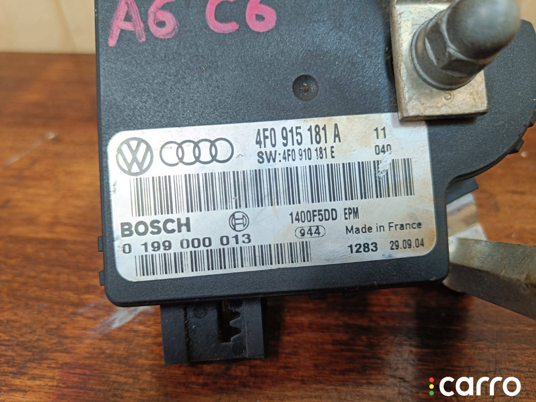 4F0915181A, 0199000013, 4F0910181E блок управления аккумулятором Audi A6 4F/C6 2005г. - фото №3