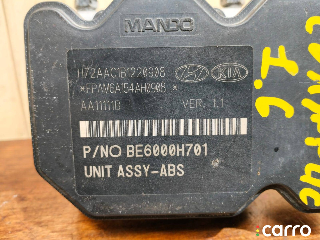 BE6000H701 Блок ABS Hyundai Solaris 2016г. - фото №8