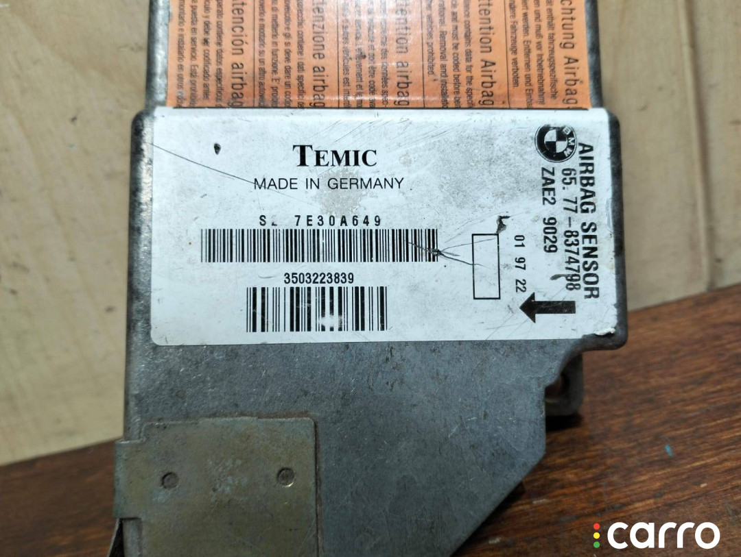 65778374798 Блок AirBag BMW 3 E36 - фото №1