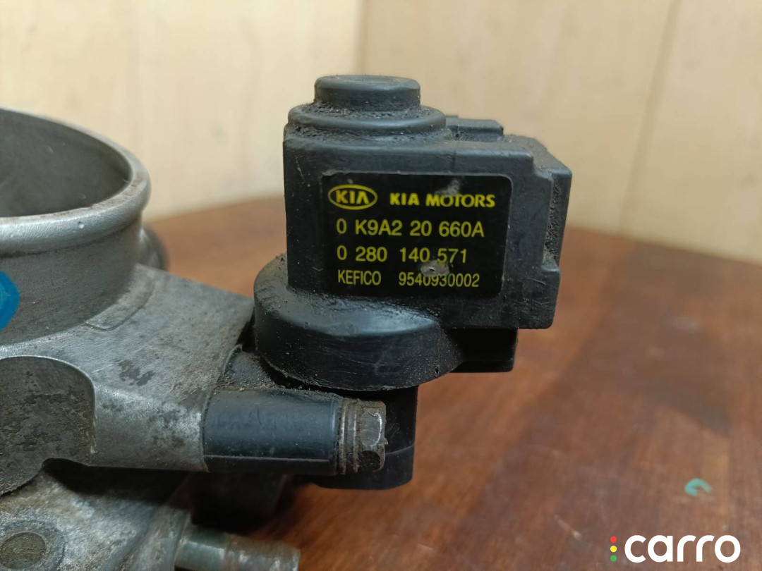 9541930005, OK24718911 заслонка дроссельная Kia Rio 2000г. - фото №7