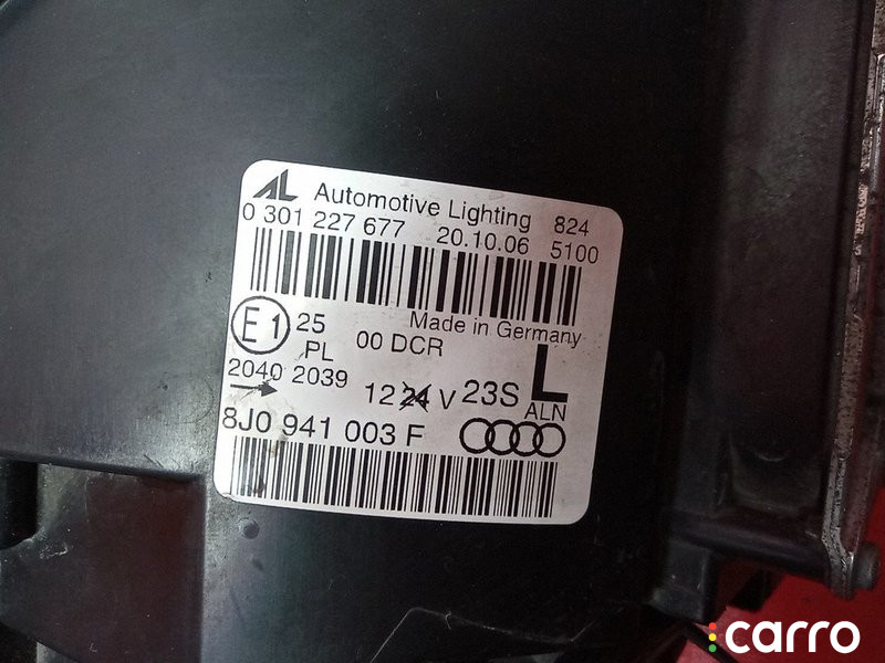 8J0941003F ФАРА Audi TT - фото №9