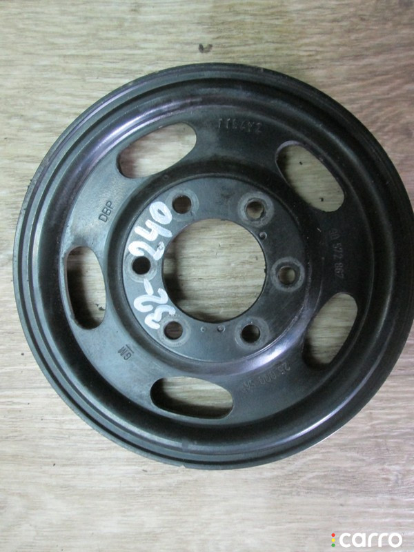 90572867 Шкив коленвала Opel Corsa D 2009г. - фото №1