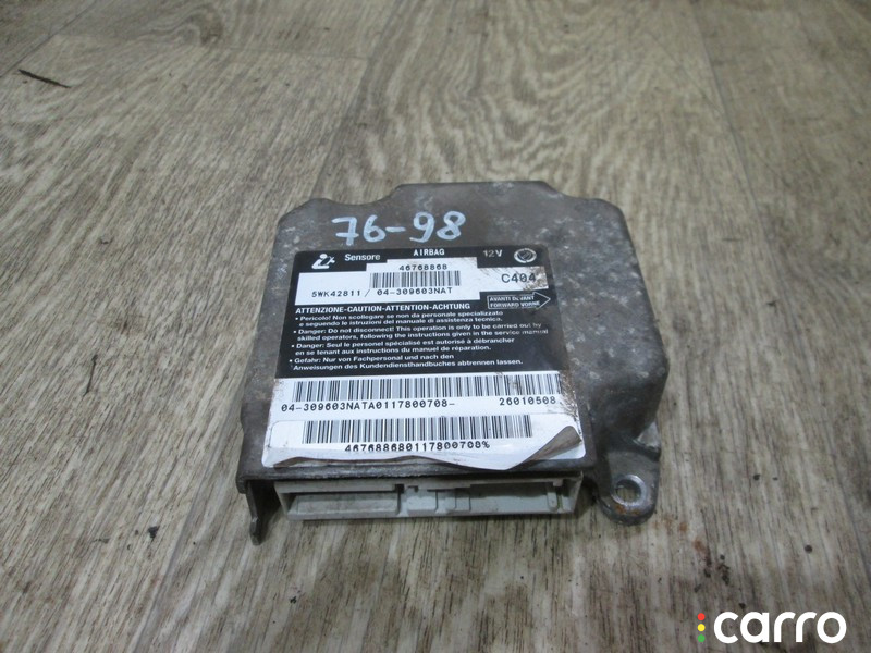 Блок AirBag Fiat Brava 1998г. - фото №1
