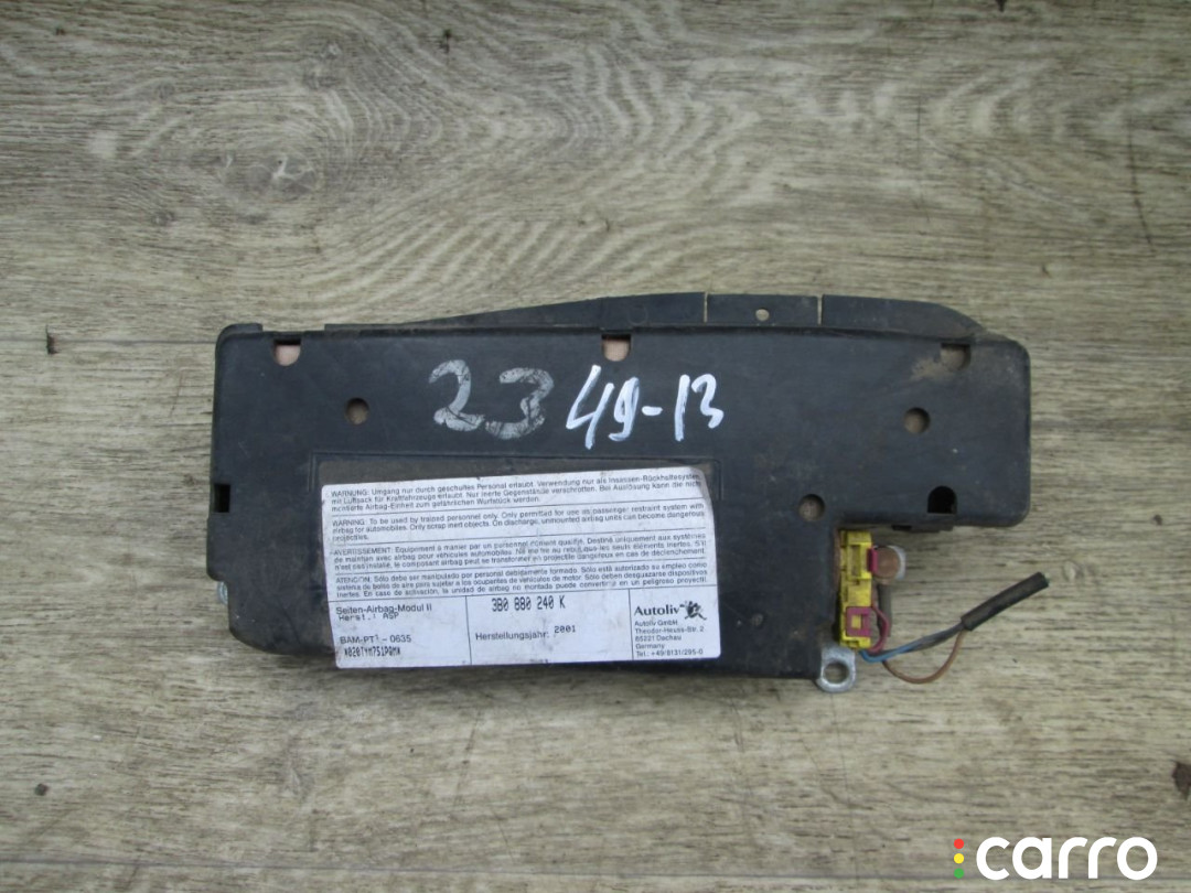 3B0880240K Подушка безопасности боковая (в сиденье) Volkswagen Passat B5 2000г. - фото №1