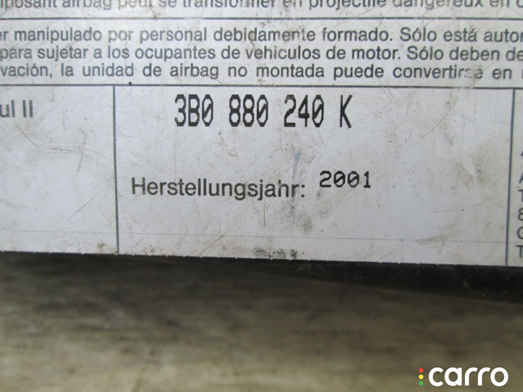 3B0880240K Подушка безопасности боковая (в сиденье) Volkswagen Passat B5 2000г. - фото №3