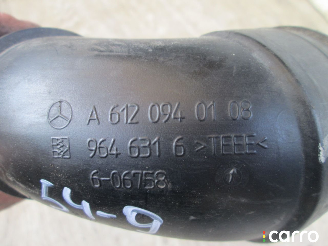 A6120940108 Патрубок воздушного фильтра Mercedes E W210 2002г. - фото №2